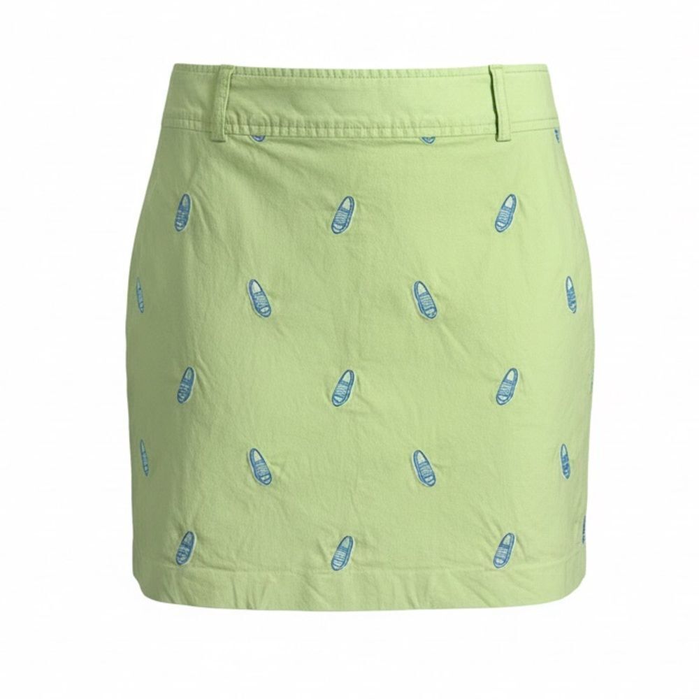 LILLY PULITZER WOMENS LIME GREEN SKORT SIZE 8